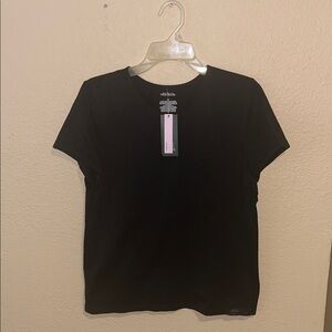 Target Black Short Sleeve Crew Tee
